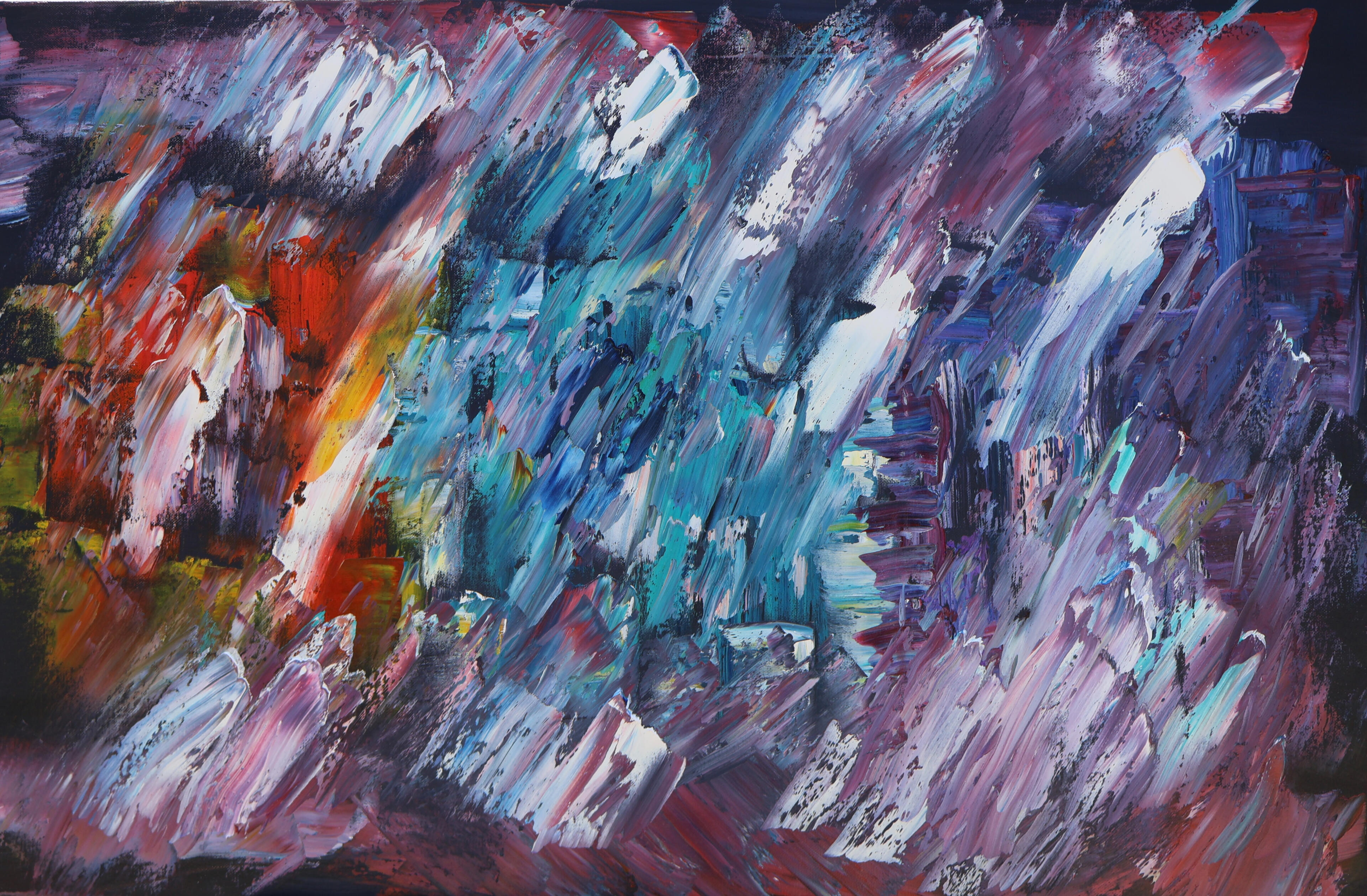 A painting that pushed me beyond what I thought my limits were and landed on the other side