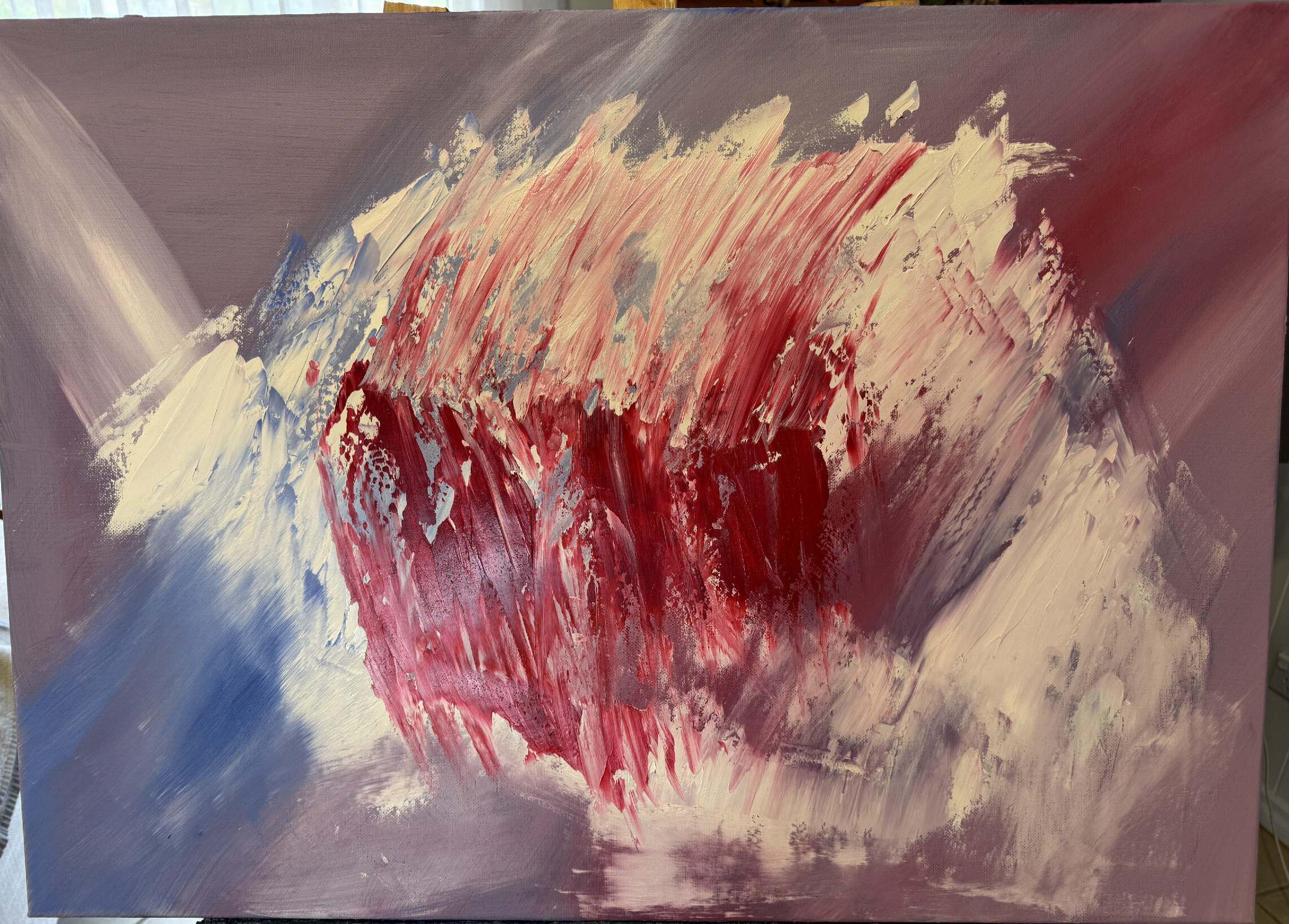 Painted the night before a relapse and hospital treatment.