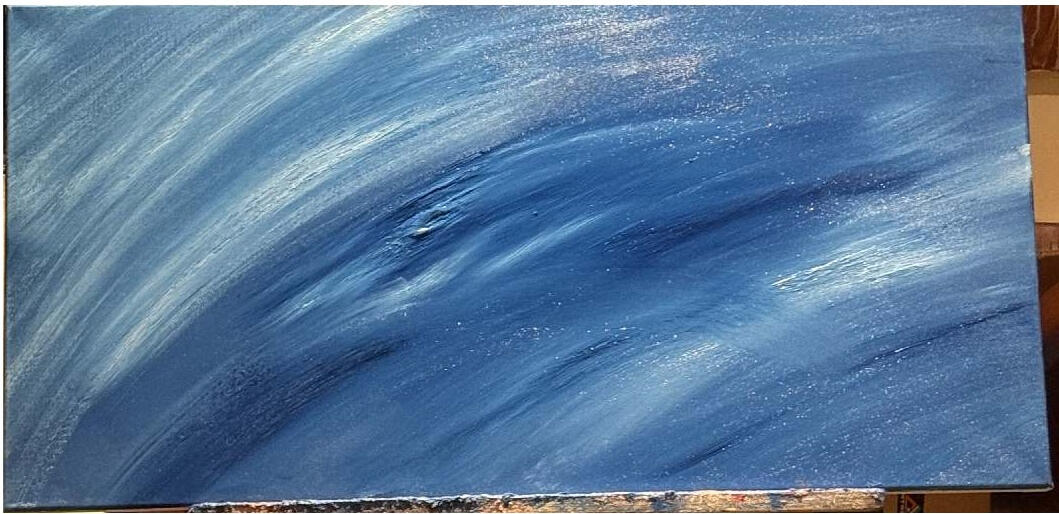 Painted in a moment of inspiration.